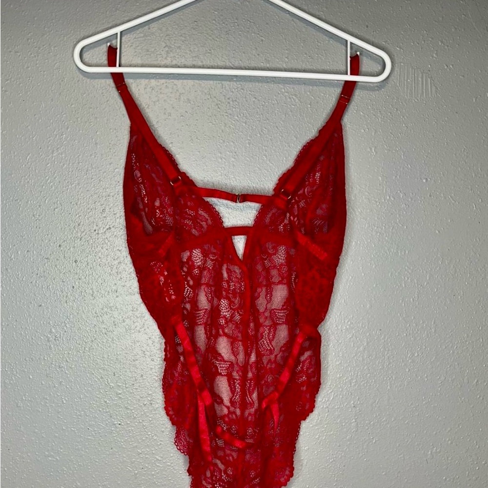 Adore Me Cherry Lace Lingerie